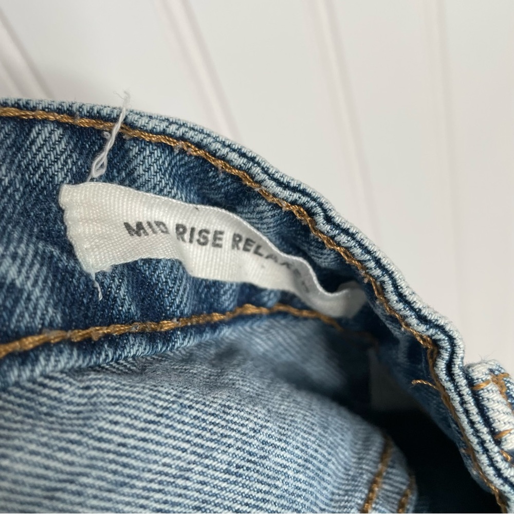 Cotton On Mid Rise Relaxed Cuffed Jean Shorts - Picture 7 of 8